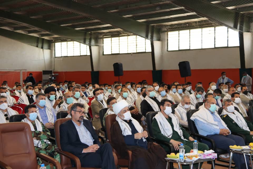 برگزاری گردهمایی بسیجیان شهرستان باوی در نیشکر دهخدا