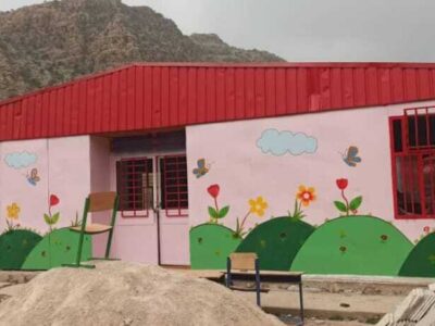 ساخت و بازسازی مدرسه در روستای محروم اندیکا