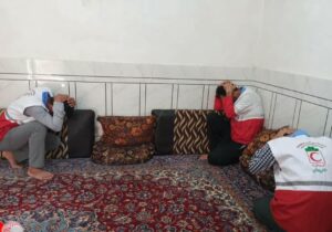 مانور زلزله در خانه های هلال خوزستان اجرا شد