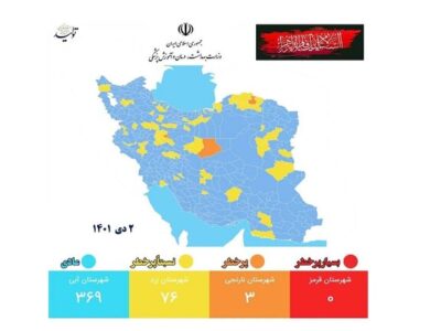 اعلام رنگ‌بندی جدید کرونا در خوزستان