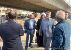 بازدید شهردار اهواز از روند تکمیل تقاطع غیرهمسطح شهید کجباف
