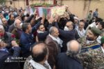 تشییع پیکر مطهر شهید گمنام دفاع مقدس در شرکت ملی حفاری ایران