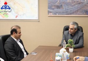 نشست مدیر عامل شرکت نفت و گاز اروندان و مدیر عامل گروه ملی صنعتی فولاد ایران