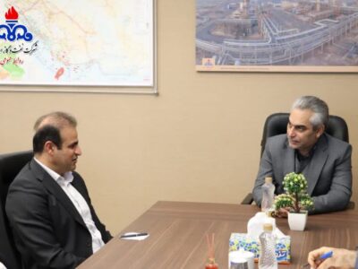 نشست مدیر عامل شرکت نفت و گاز اروندان و مدیر عامل گروه ملی صنعتی فولاد ایران