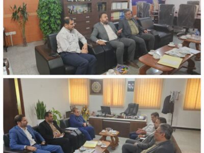 دیدار مسئول دفتر نماینده مردم شادگان و مدیر کل صمت خوزستان برای بررسی مشکلات تولید در این شهرستان