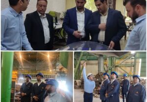 ادامه بازدید های مدیر کل صمت خوزستان از واحدهای تولیدی این بار از شرکت فولاد خرمشهر